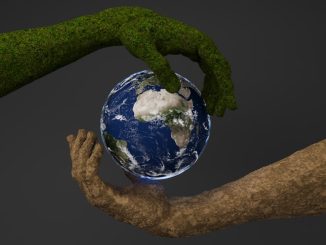 Spel och klimatförändringar illustration